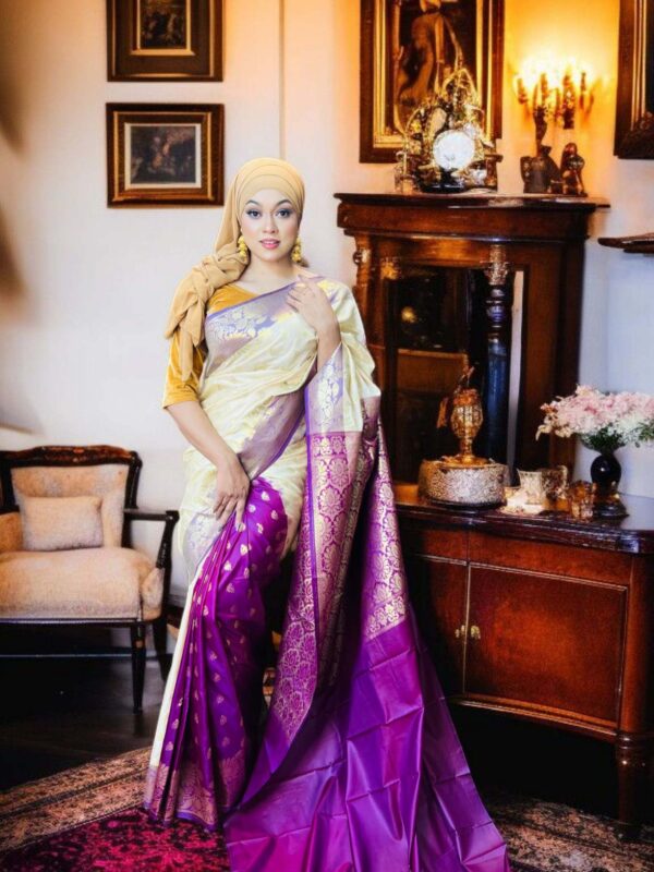 Katan Saree (Orchid Purple)