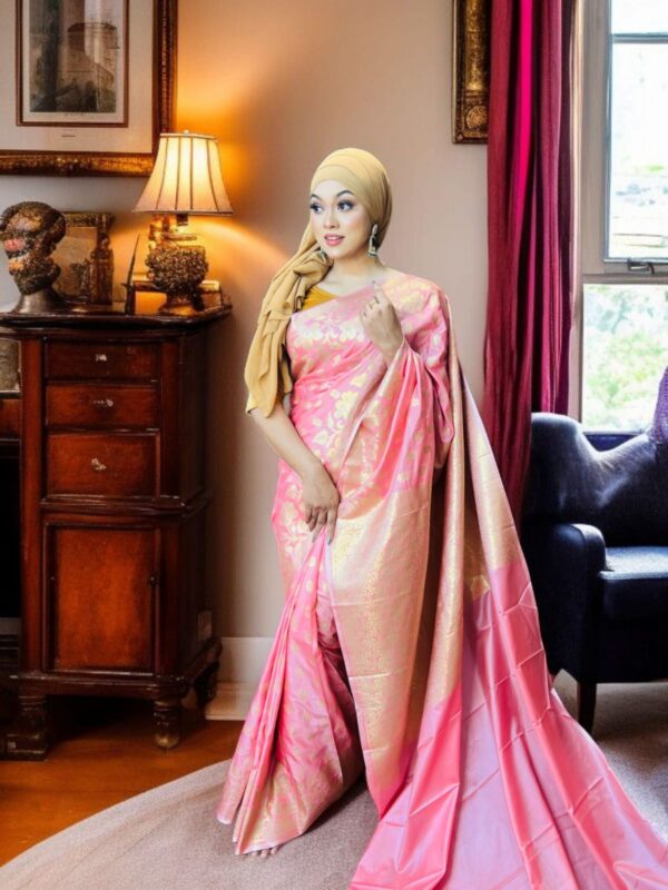 Katan Saree (Baby Pink)