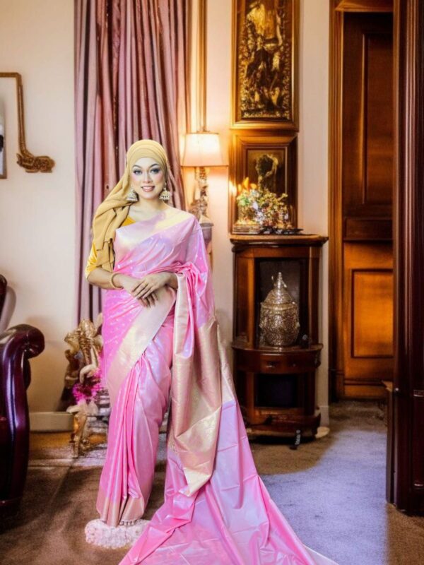 Katan Saree (Baby Pink)